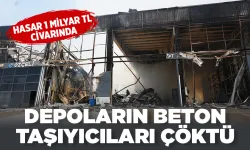 DEPOLARIN BETON TAŞIYICILARI ÇÖKTÜ