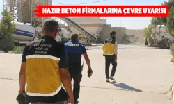 Belediye’den hazır beton firmalarına uyarı ve denetim