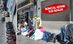 İkinci el kıyafetler alıcı bulamıyor