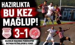 Petrolspor, hazırlık maçında Pendikspor’a mağlup oldu