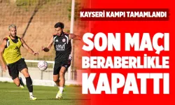 Petrolspor, son hazırlık maçıyla Kayseri kampını tamamladı