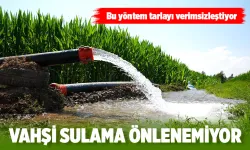 VAHŞİ SULAMA UYGULAMASI ÖNLENEMİYOR
