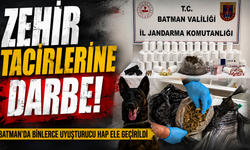 Batman’da binlerce hap ele geçirildi