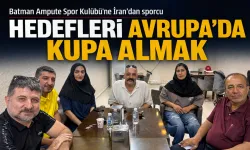 Batman Ampute Spor Kulübü'ne İran’dan sporcu