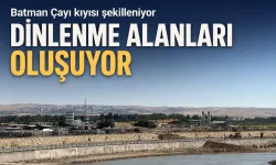 Batman Çayı kıyısı şekilleniyor