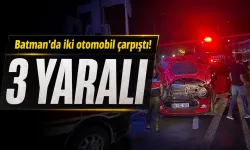 Batman'da iki otomobil çarpıştı! 3 yaralı