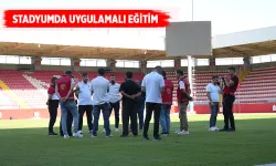 Spor Şube, Batman Petrol-Boluspor maçı öncesinde stadyumda eğitim verdi