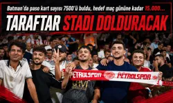 Batman’da paso kart sayısı 7500’ü buldu, hedef maç gününe kadar 15.000…