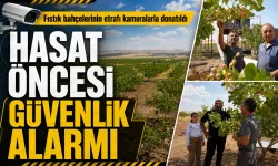‘Yeşil altın’ hasadı öncesi bahçelerde güvenlik alarmı