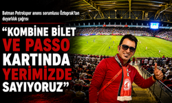 “KOMBİNE BİLET VE PASSO KARTINDA YERİMİZDE SAYIYORUZ”