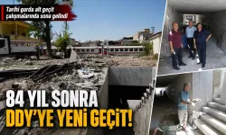Tarihi garda alt geçit çalışmalarında sona gelindi