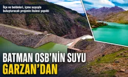 BATMAN OSB’NİN SUYU GARZAN’DAN
