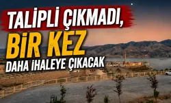Kültür ve Turizm Bakanlığı’nın ihaleye çıkardığı otel arsasına talipli çıkmadı