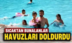 Ağustos sıcaklarının son günlerinde havuzlar dolup taştı