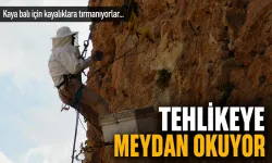 Kaya balı için kayalıklara tırmanıyorlar...