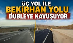 ÜÇ YOL İLE BEKİRHAN YOLU DUBLEYE KAVUŞUYOR