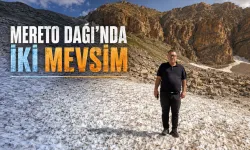 Bir tarafta terleten sıcak, bir tarafta kar…