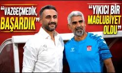 Teknik Direktörler Şahin ve Taşdemir, maçı değerlendirdi