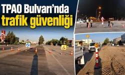 TPAO Bulvarı’nda trafik güvenliği