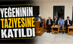 Yurtdışından dönen Bakan Şimşek, yeğenin taziyesine katıldı