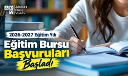 Eğitim bursu başvuruları başladı