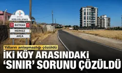 İKİ KÖY ARASINDAKİ ‘SINIR’ SORUNU ÇÖZÜLDÜ