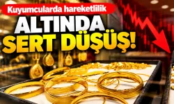 ALTINDA SERT DÜŞÜŞ!