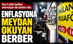 Son 4 yıldır tarifeyi artırmayan tek berber oldu