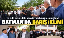İki aile arasındaki kan davası barışla sonuçlandı