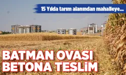 BATMAN OVASI BETONA TESLİM