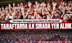 Petrolspor-Bursaspor maçını biletli 14.250 kişi izledi