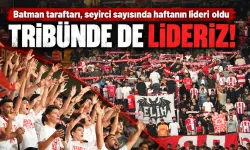 Batman taraftarı, seyirci sayısında haftanın lideri oldu