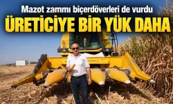 Mazot zammı biçerdöverleri de vurdu