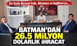 En fazla ihracat Irak, Almanya ve İngiltere’ye…
