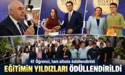 EĞİTİMİN YILDIZLARI ÖDÜLLENDİRİLDİ