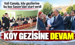 Vali Canalp, köy gezilerine bu kez Sason’dan start verdi