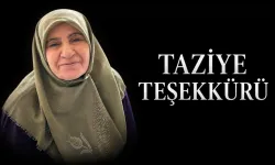 TAZİYE TEŞEKKÜRÜ
