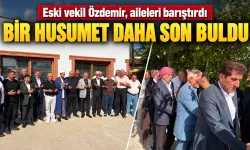 Eski vekil Özdemir, aileleri barıştırdı