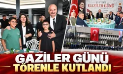 GAZİLER GÜNÜ TÖRENLE KUTLANDI