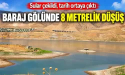 BARAJ GÖLÜNDE 8 METRELİK DÜŞÜŞ