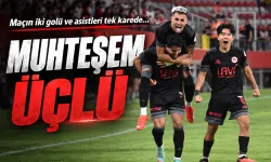 Maçın iki golü ve asistleri tek karede…