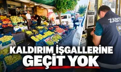 KALDIRIM İŞGALLERİNE GEÇİT YOK