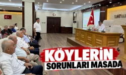 KÖYLERİN SORUNLARI MASADA