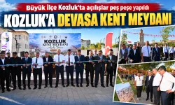 Büyük ilçe Kozluk'ta açılışlar peş peşe yapıldı