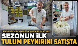 Sezonun ilk tulum peyniri tezgahlarda yerini aldı