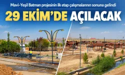 Mavi-Yeşil Batman projesinin ilk etap çalışmalarının sonuna gelindi
