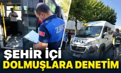 ŞEHİR İÇİ DOLMUŞLARA DENETİM