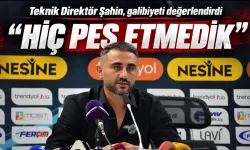 Teknik Direktör Şahin, galibiyeti değerlendirdi