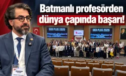 Batmanlı profesörden dünya çapında başarı!