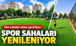 SPOR SAHALARI YENİLENİYOR